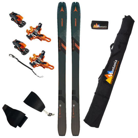 Pack ski de rando Backland 89 SL vert-orange Atomic 2025