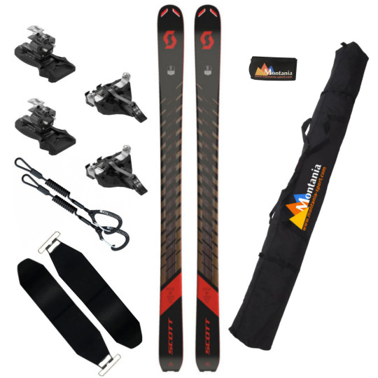 Pack ski de rando SUPERGUIDE 88 noir-rouge Scott 2025