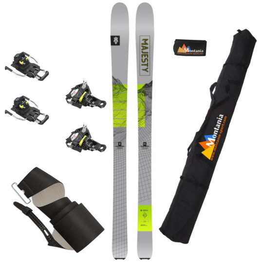 Pack ski de rando SUPERSCOUT 85 gris-lime Majesty 2025