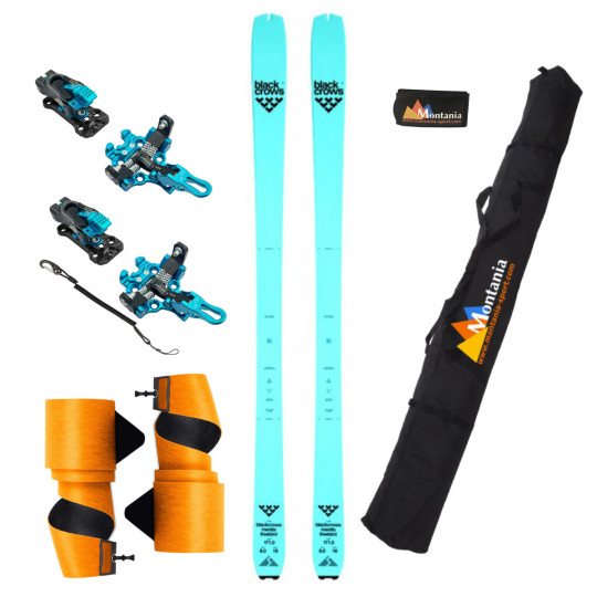 Pack ski de rando léger MENTIS FREEBIRD 80 bleu Black Crows 2025