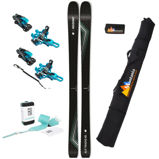 Pack ski de rando femme ALP TRACKS 85 WOMAN noir Movement 2025