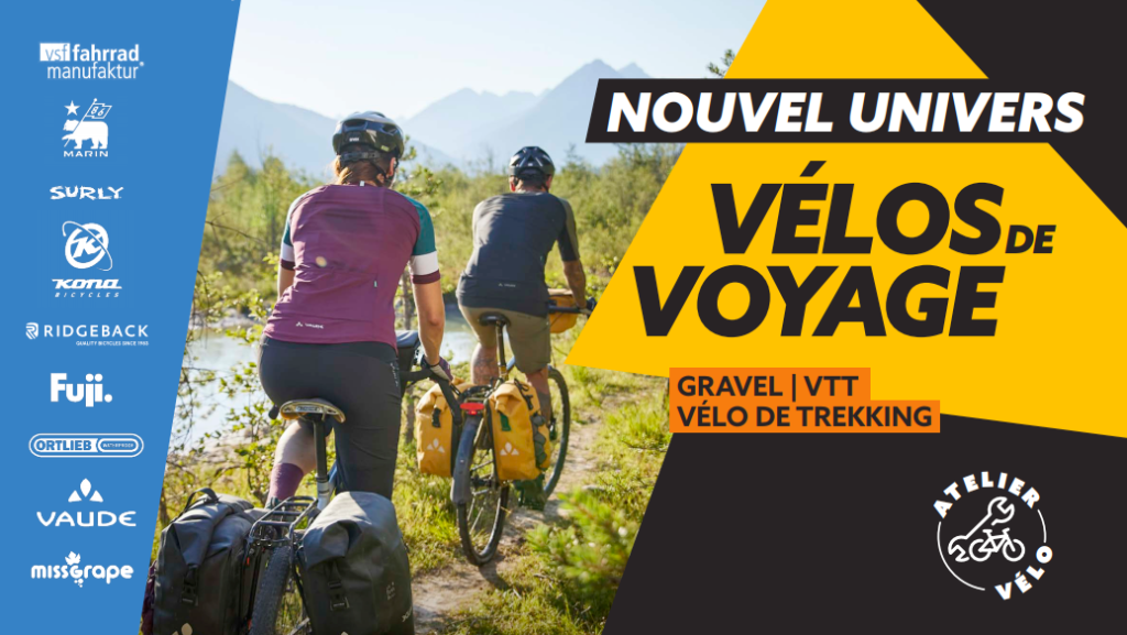 Magasin vélos de voyage Chambéry (Savoie-73) et son atelier réparation/révision vélo