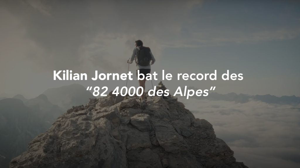 Kilian Jornet bat le record des 82 sommets de 4000m des Alpes