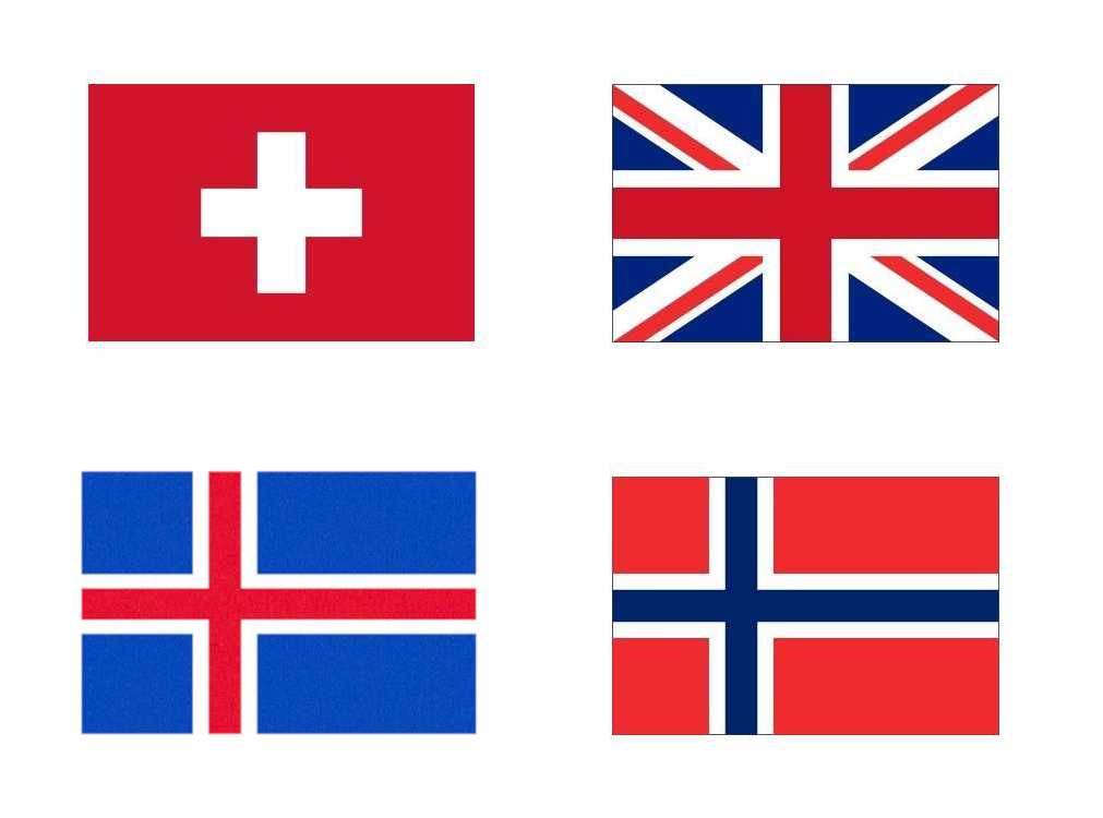 Livraisons SUISSE - UK - NORWAY - ICELAND
